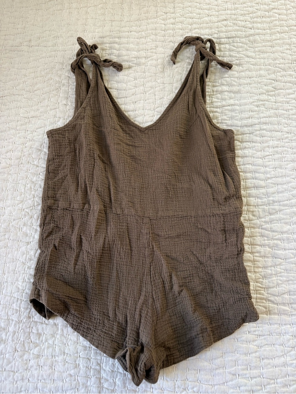 Mikoh guaze romper cover up